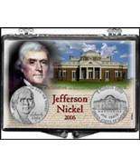 Jefferson Nickel 2006, 2x3 Snap Lock Coin Holder, 3 pack - £7.17 GBP