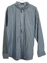 St. John’s Bay Easy Care Men’s Size XL Button Down Striped Long Sleeve C... - $13.85