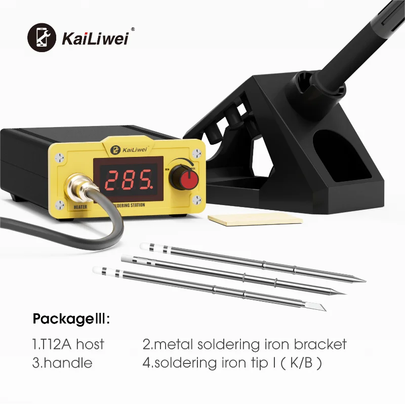 Kailiwei T12 Digital Soldering Station Fast Hot Electronic Soldering  OLED PCB P - £68.82 GBP