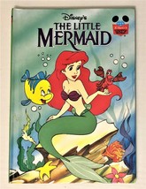 Disney&#39;s Hardcover Vintage Children&#39;s Book The Little Mermaid 1993 - £4.82 GBP