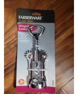 NEW Farberware Silver Wing 6&quot; Classic Corkscrew Wine Bottle Opener - £7.70 GBP