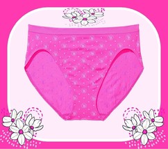 L  Hot Pink LOGO SEAMLESS NO SHOW Victorias Secret High-Leg Waist Brief ... - £8.32 GBP