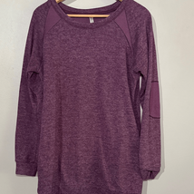 Acting Pro Heathered Purple Sweatshirt - $13.72