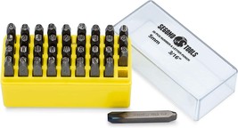 Segomo Tools 3/16 Inch (Letters: A-Z) (Numbers: 0-8) Professional, Stamp... - £42.22 GBP