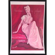 Vintage Lingerie Ad Copy Of Original Yolande Lingerie 1940S 15&quot;x10.5&quot; - $439.27 MXN