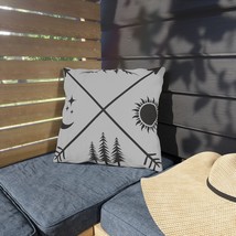 UV/Water-Resistant Outdoor Pillows | Symbol Print | Nature-Inspired Décor - $31.93+