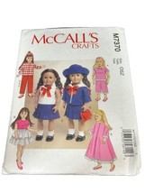 NEW* McCall’s Crafts #M7370 Sewing Patterns/ 18” Doll Clothes Patterns - £6.10 GBP