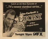 Lucky Tv Guide Print Ad John Corbett FX TPA8 - £4.74 GBP