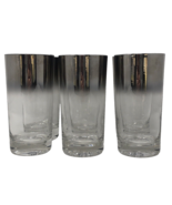 VTG Dorothy Thorpe Dupe SILVER FADE Highball Glasses 5 5/8” MCM Barware ... - £35.39 GBP