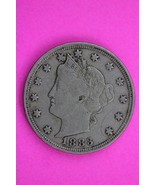 High Grade 1883 No Cents V Liberty Nickel Exact Coin Pictured Scarce Key... - $41.01 CAD