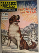 Classics Illustrated #91 Call Of The Wild (Hrn 124) Uk Comics Edition Fine - £19.77 GBP