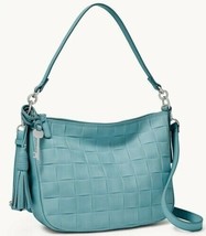 Fossil Jolie Crossbody Shoulder Bag Turquoise Blue Leather ZB1508441 NWT $198 FS - £95.25 GBP