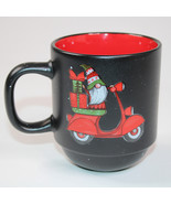 VINTAGE Peppermint &amp; Pine Gnomes Christmas Ceramic Large Coffee Mug Tea ... - $10.94