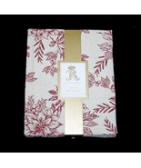 Rachel Ashwell Christmas Poinsettias Holly Berries Red Gold Sparkle Tabl... - $53.49 CAD+