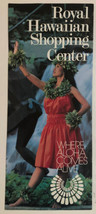 Vintage Royal Hawaiian Shopping Center Brochure Hawaii BRO3 - $9.89