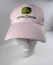 Women’s John Deere Light Pink Cap Hat 100% Cotton SnapBack Adjustable K-Product - £8.13 GBP