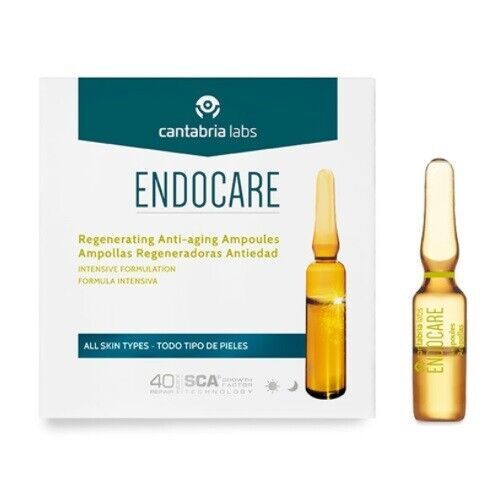 Endocare Regenerating Anti-Aging 7 Ampoules x 1 ml - Cantabria Labs