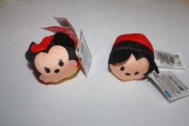 Disney Tsum Tsum Mini Plush Mickey and Minnie Mouse  Lot of 2 New - £10.62 GBP