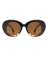 Women&#39;s Round Oval Sunglasses Oversized Designer Fashion Shades UV400 - £12.05 GBP