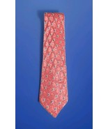 BILL BLASS 60&quot; Tie Necktie 100% Silk Red Pattern Made in US from Importe... - €8,99 EUR