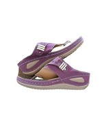 Flip Flop  Sandals ~ Lightweight ~ BURGUNDY ~ 2.25&quot; Wedge Heel ~ Women&#39;s... - $49.11 CAD