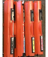 Lot of 4 Empty HP 130A Black, Cyan, Yellow &amp; Magenta LaserJet Toner Cart... - $599.91 MXN