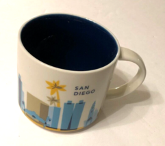 Starbucks 2012 San Diego You Are You Collection White Ceramic Coffee Mug 3 3/4&quot; - £3.48 GBP