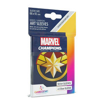 Marvel Champions Art Sleeves (50/pack) - Captain Marvel - £18.44 GBP