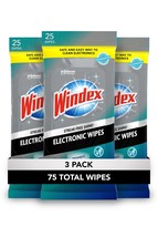 Windex Electronic Cleaning Wipes, Pre-Moistened Screen Wipes for TVs, Ph... - £35.04 GBP