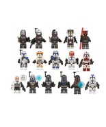 16Pcs Collection Rex Fox Wolfpack Clone Storm Trooper Star Wars Minifigures Toys - $17.98 - $28.98