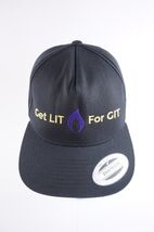 RARE VINTAGE SNAPBACK CAP HAT  GET LIT FOR GIT YUPOONG The Classics - $35.09 CAD
