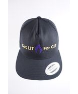 RARE VINTAGE SNAPBACK CAP HAT  GET LIT FOR GIT YUPOONG The Classics - $35.09 CAD