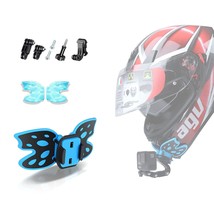 Upgraded Motorcycle Helmet Chin Mount For Gopro Max Hero 10 9 8 7 6 5 Insta 360  - £19.63 GBP