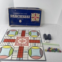 Vintage 1964 Parcheesi Board Game Selchow & Righter Popular Edition Complete - $14.00