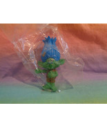 Dreamworks Trolls PVC Figure Green with Blue Hair - £2.36 GBP