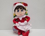 Elf on the Shelf Plushee Pals Christmas Plush Girl Doll Skirt Blue Eyes ... - $17.72