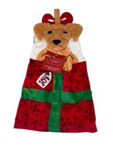 Christmas Kitchen Towel Set 3D Dogs Theme St Nicholas Square Dish Towel ... - £14.87 GBP