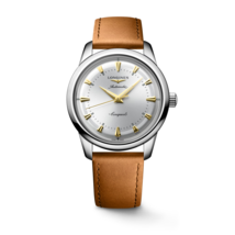Longines Conquest Heritage 40 MM Automatic Leather Band Watch L16504722 - £1,502.70 GBP
