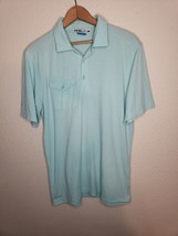 Ping Golf Polo Mens Medium Modern Fit Sensorcool Blue - £9.95 GBP