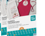 2 pack  Pen + Gear White &amp; Dark Fabric Transfers, 8.5 x 11in,   (30sheets) - $35.63