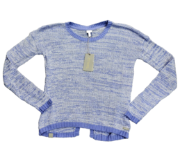 Bench Urban Wear Womens Long Sleeve Loose Knit Sweater Blue Size Small - $26.00