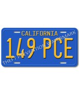 Spielberg&#39;s Duel  Plymouth Valiant 149 PCE  Aluminum  Prop License Plate - £13.27 GBP
