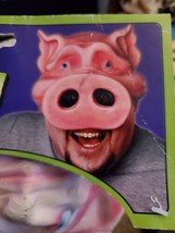 Funny PIG BOY Male HALF MASK Cartoon Adult Rubber Hog Chinless Face Cost... - £11.39 GBP