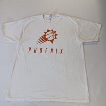 Fruit Of The Loom NBA Phoenix Suns Men’s Large White Basketball Cotton T-Shirt image 12