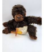 Vintage Dakin Goo Goo Gorilla Baby Monkey 1983 Stuffed Animal Plush Paci... - £19.02 GBP