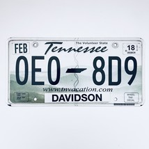 2018 United States Tennessee Davidson County Passenger License Plate 0E0... - $225.96 MXN