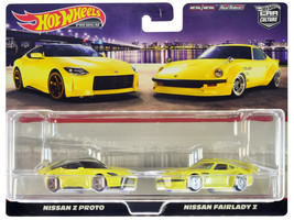 Nissan Z Proto Yellow with Black Top and Nissan Fairlady Z Yellow &quot;Car Culture&quot;  - £29.32 GBP