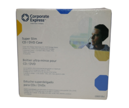 Corporate Express Assorted Colors Super Slim CD/DVD Case SEALED - $9.99