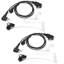 2X Earpiece Headset Ear Piece Mic 2-Pin Cls1110 Cp100 Cls1410 Cp200 Radio - £23.59 GBP