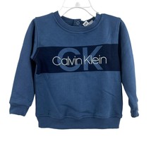Calvin Klein Blue Logo Sweatshirt 24 Month New - $15.45